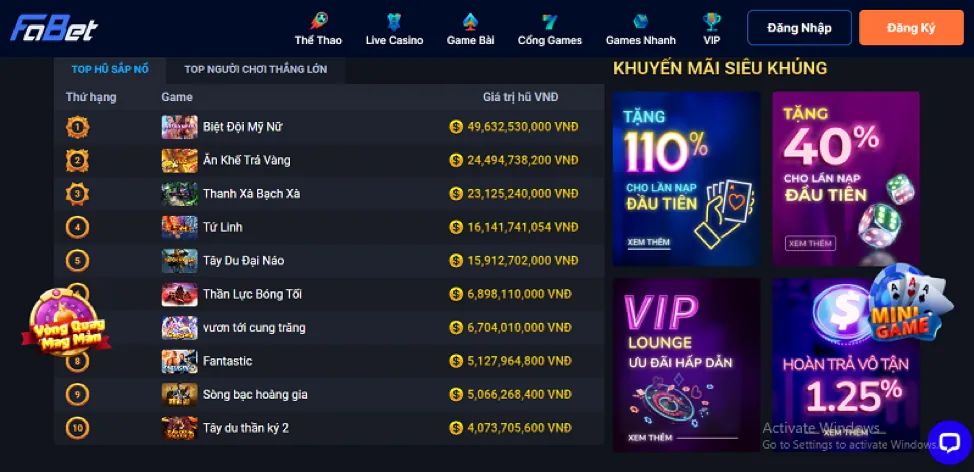Cá cược Esports tại 7clubs đá gà